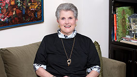 Photo of Judy Eisner. Link to her story.